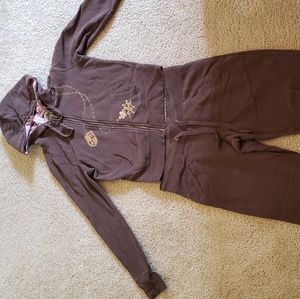 Plush and Lush Sweat shirt and Sweat Pants Set